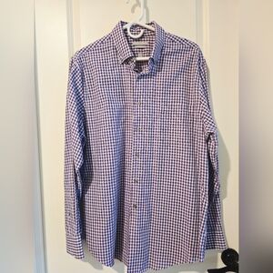 Van Heusen Men's Purple Gingham Shirt